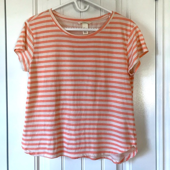 H&M Striped T-Shirt Size Small - Picture 1 of 7